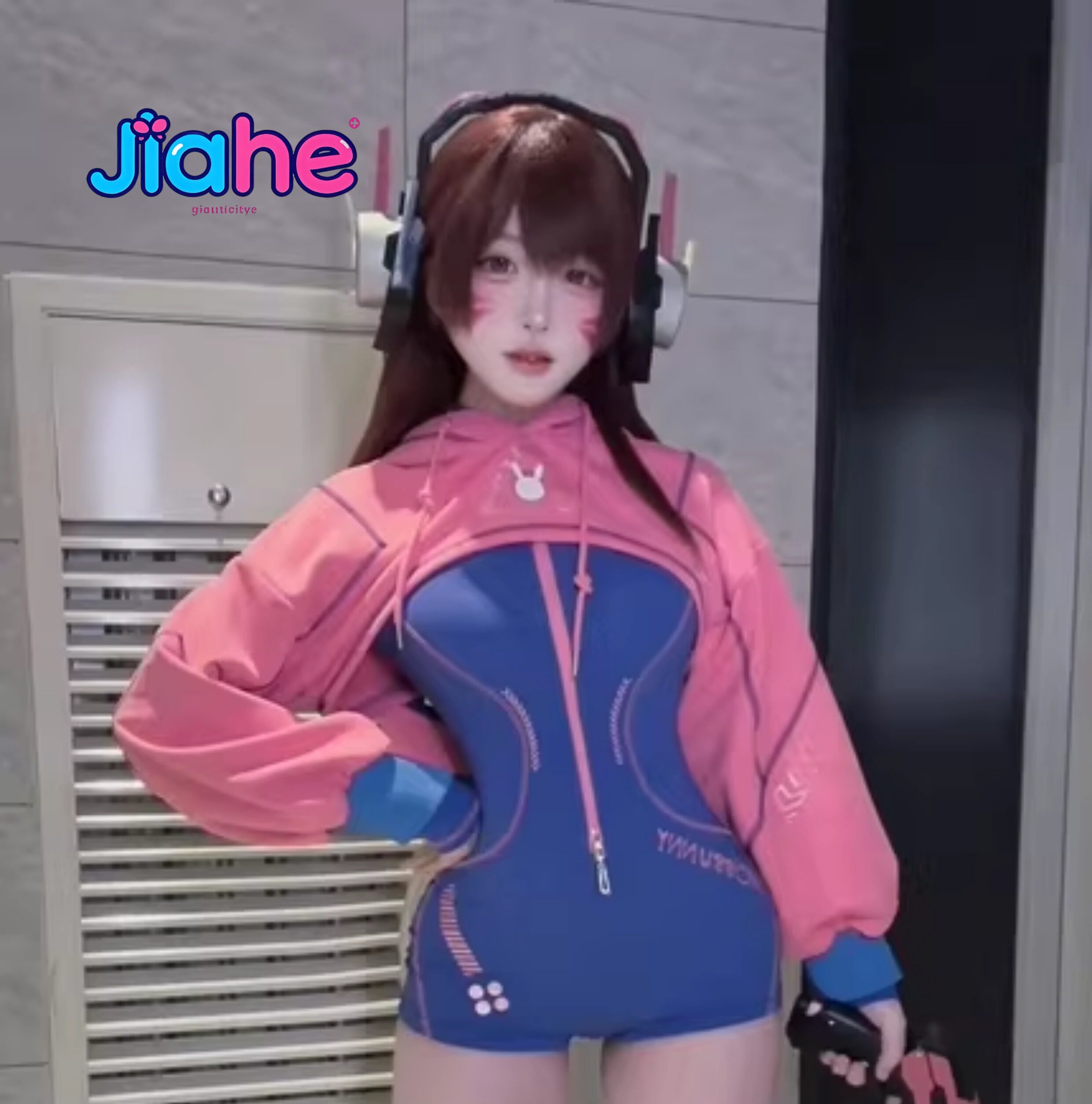In stock D.Va Overwatch Cospla - Anime Cosplay Jumpsuit review and price